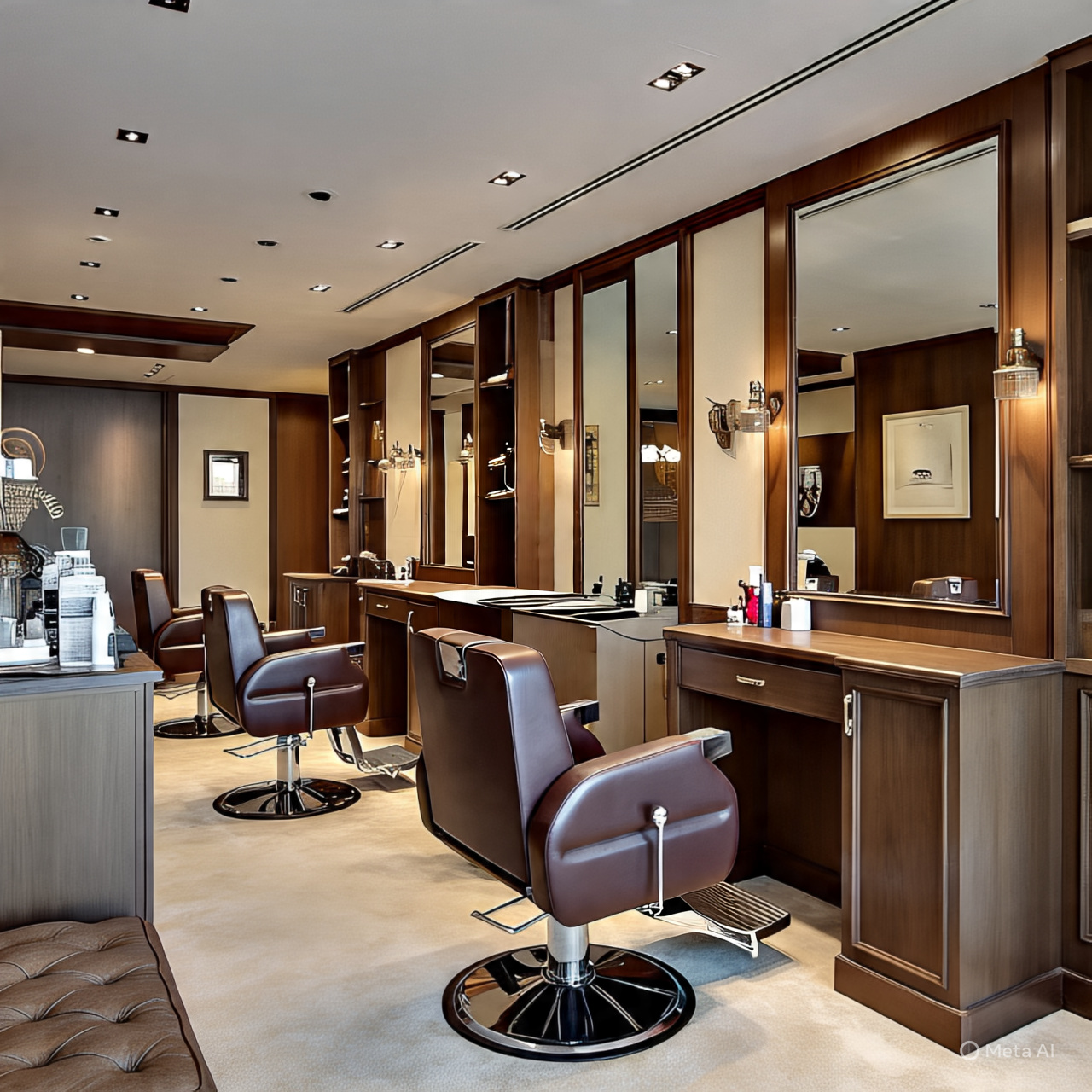 Dual Branch Setup Gents Salon For Sale