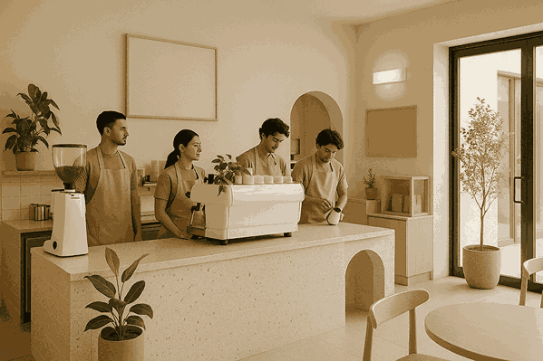 Modern kiosk cafe for sale For Sale