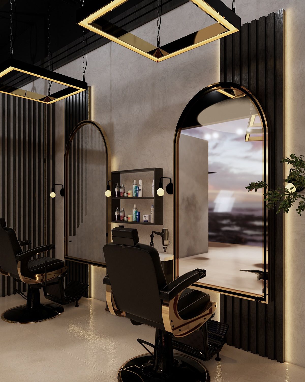 Turnkey Gents Salon Prime Azizi Riviera Location For Sale