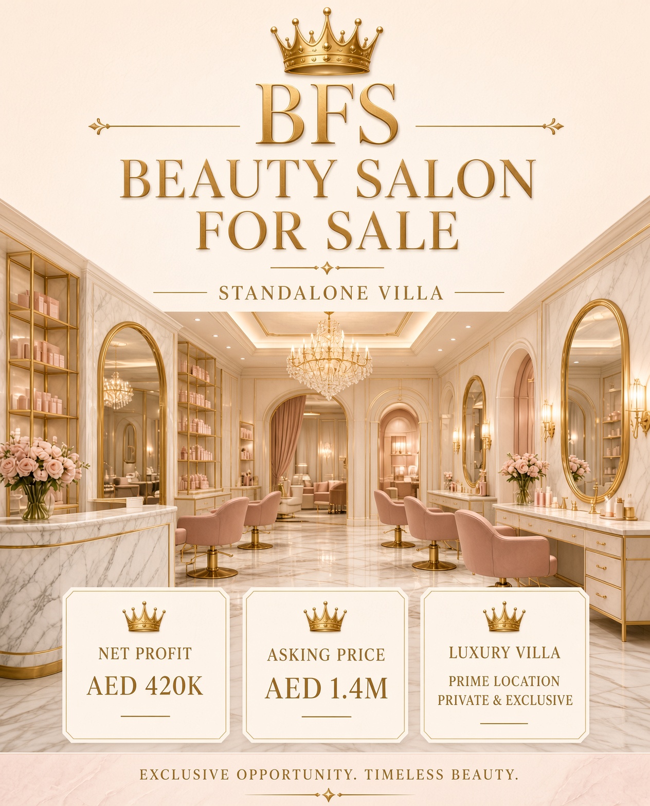 Beauty Salon For Sale
