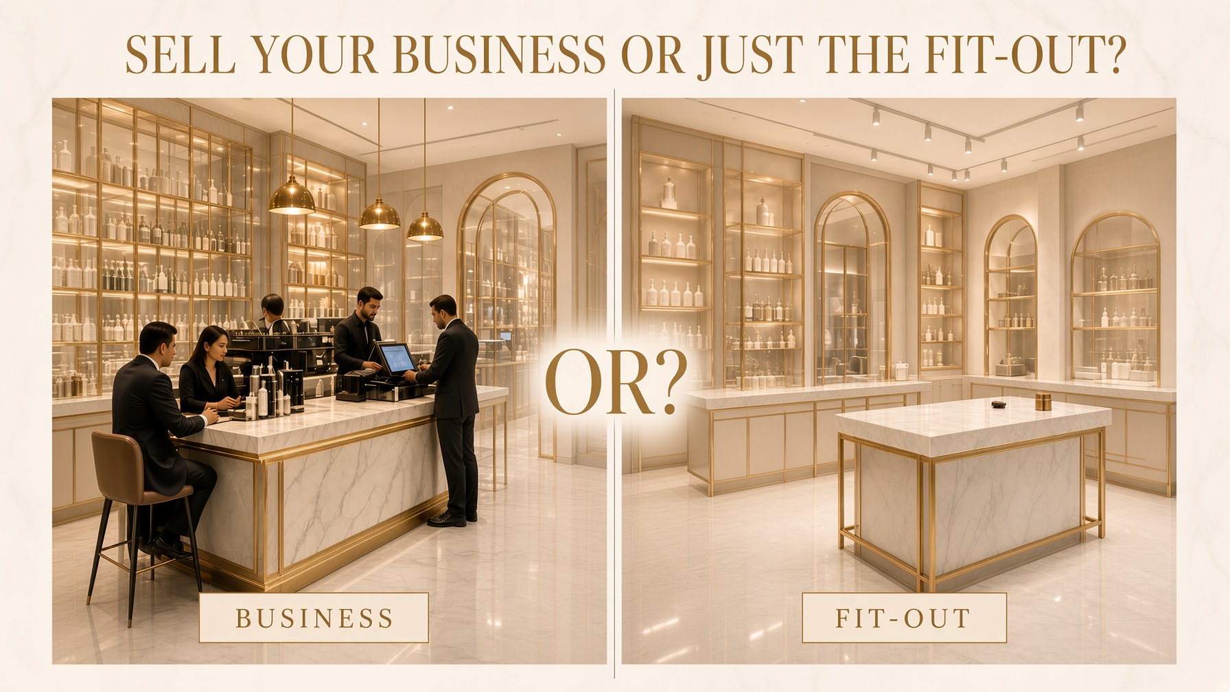 Sell Your Business or Just the Fit-Out?